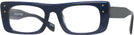 Rectangle Navy Goo Goo Eyes 925 Single Vision Full Frame View #1