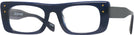 Rectangle Navy Goo Goo Eyes 925 Single Vision Full Frame View #1