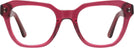 Square Transparent Cranberry Goo Goo Eyes 928 Progressive No-lines View #2