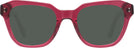 Square Transparent Cranberry Goo Goo Eyes 928 Progressive Reading Sunglasses View #2