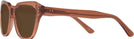 Square Transparent Root Beer Goo Goo Eyes 928 Progressive Reading Sunglasses View #3