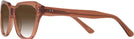 Square Transparent Root Beer Goo Goo Eyes 928 w/ Gradient Bifocal Reading Sunglasses View #3