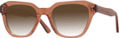 Square Transparent Root Beer Goo Goo Eyes 928 w/ Gradient Progressive Reading Sunglasses View #1