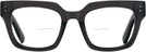 Square,Oversized Transparent Black Goo Goo Eyes 929 Bifocal View #2