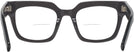 Square,Oversized Transparent Black Goo Goo Eyes 929 Bifocal View #4