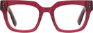 Square,Oversized Transparent Cranberry  Goo Goo Eyes 929 Progressive No-Lines View #2