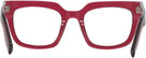 Square,Oversized Transparent Cranberry  Goo Goo Eyes 929 Progressive No-Lines View #4