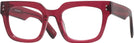 Square,Oversized Transparent Cranberry  Goo Goo Eyes 929 Progressive No-Lines View #1
