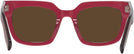 Square,Oversized Transparent Cranberry  Goo Goo Eyes 929 Progressive Reading Sunglasses View #4