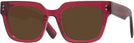 Square,Oversized Transparent Cranberry  Goo Goo Eyes 929 Progressive Reading Sunglasses View #1