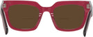 Square,Oversized Transparent Cranberry  Goo Goo Eyes 929 Bifocal Reading Sunglasses View #4