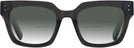 Square,Oversized Transparent Black  Goo Goo Eyes 929 w/ Gradient Bifocal Reading Sunglasses View #2