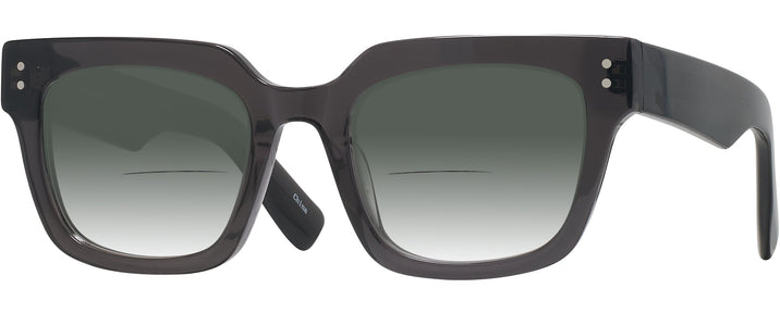 Square,Oversized Transparent Black Goo Goo Eyes 929 w/ Gradient Bifocal Reading Sunglasses View #1