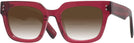 Square,Oversized Transparent Cranberry  Goo Goo Eyes 929 w/ Gradient Bifocal Reading Sunglasses View #1