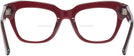 Square Transparent Red Goo Goo Eyes 932 Bifocal View #4