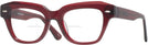 Square Transparent Red Goo Goo Eyes 932 Bifocal View #1