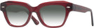 Square Transparent Red Goo Goo Eyes 932 w/ Gradient Progressive Reading Sunglasses View #1