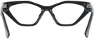 Cat Eye Black Goo Goo Eyes 935 Single Vision Full Frame View #4