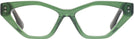 Cat Eye Green With Tortoise Temple Goo Goo Eyes 935 Single Vision Full Frame View #2
