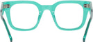 Square Transparent Teal Green Goo Goo Eyes 936 Single Vision Full Frame View #4