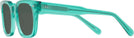 Square Transparent Teal Green Goo Goo Eyes 936 Progressive Reading Sunglasses View #3