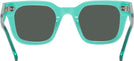 Square Transparent Teal Green Goo Goo Eyes 936 Progressive Reading Sunglasses View #4