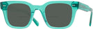 Square Transparent Teal Green Goo Goo Eyes 936 Bifocal Reading Sunglasses View #1