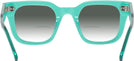 Square Transparent Teal Green Goo Goo Eyes 936 w/ Gradient Bifocal Reading Sunglasses View #4