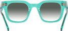 Square Transparent Teal Green Goo Goo Eyes 936 w/ Gradient Progressive Reading Sunglasses View #4
