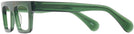 Rectangle Transparent Green Goo Goo Eyes 937 Progressive No-Lines View #3