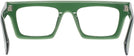 Rectangle Transparent Green Goo Goo Eyes 937 Single Vision Full Frame View #4