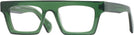 Rectangle Transparent Green Goo Goo Eyes 937 Progressive No-Lines View #1