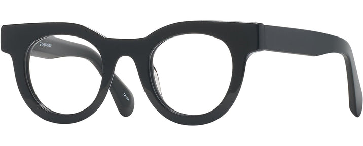 Round Black Goo Goo Eyes 938 Single Vision Full Frame View #1