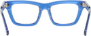 Rectangle Transparent Blue Goo Goo Eyes 939 Single Vision Full Frame View #4