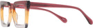 Square Burgundy/brown/clear Gradient Goo Goo Eyes 940 Bifocal View #3