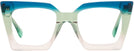 Square Blue/green/peach Gradient Goo Goo Eyes 940 Single Vision Full Frame View #2