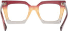 Square Burgundy/brown/clear Gradient Goo Goo Eyes 940 Single Vision Full Frame View #4
