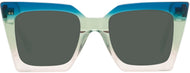 Blue/green/peach Gradient #2