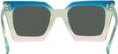 Square Blue/green/peach Gradient Goo Goo Eyes 940 Progressive Reading Sunglasses View #4