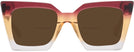 Square Burgundy/brown/clear Gradient Goo Goo Eyes 940 Bifocal Reading Sunglasses View #2