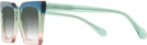 Square Blue/green/peach Gradient Goo Goo Eyes 940 w/ Gradient Bifocal Reading Sunglasses View #3