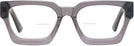 Rectangle Transparent Grey Goo Goo Eyes 941 Bifocal View #2