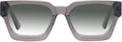 Rectangle Transparent Grey Goo Goo Eyes 941 w/ Gradient Progressive Reading Sunglasses View #2