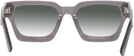Rectangle Transparent Grey Goo Goo Eyes 941 w/ Gradient Progressive Reading Sunglasses View #4