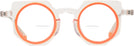 Round Crystal With Orange Goo Goo Eyes 943 Bifocal View #2