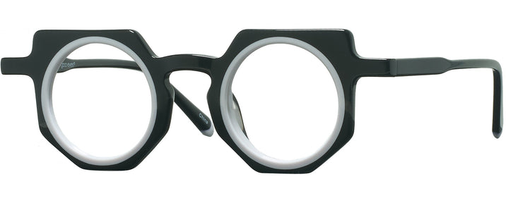 Round Black With White Goo Goo Eyes 943 Progressive No-Lines View #1