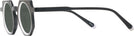 Round Black With White Goo Goo Eyes 943 Progressive Reading Sunglasses View #3