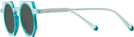 Round Crystal With Green Goo Goo Eyes 943 Progressive Reading Sunglasses View #3