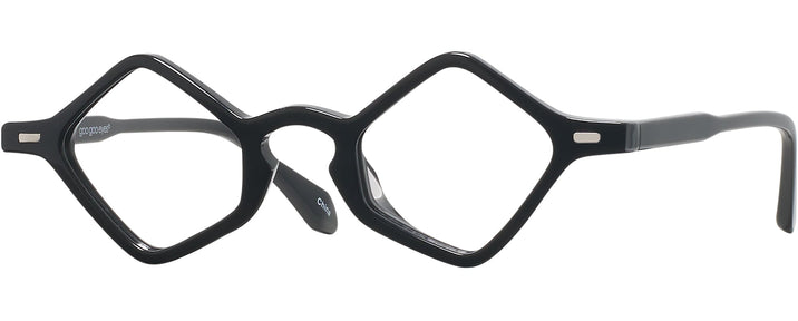 Unique Black Goo Goo Eyes 944 Single Vision Full Frame View #1