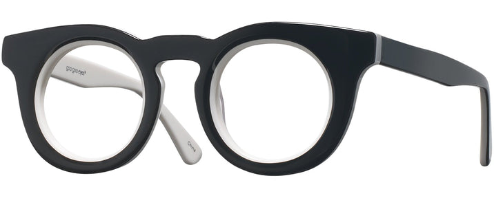 Round Black/white Goo Goo Eyes 946 Single Vision Full Frame View #1